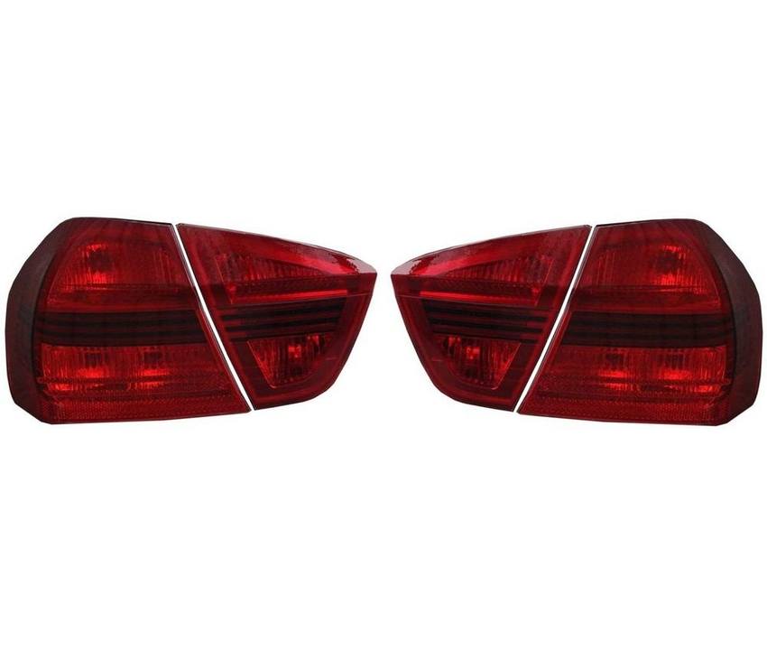 BMW Tail Light Kit - Driver and Passenger Side Inner and Outer 63217174404 - ULO 2858392KIT